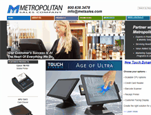 Tablet Screenshot of metsales.com